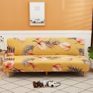 housses de canape clic clac jaune monstera jaune monstera canape compris entre 160 190cm 1 housse 1