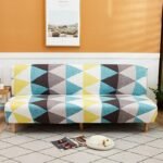housses de canape clic clac triangles geometriques triangles geometriques canape compris entre 160 190cm 1 housse 1