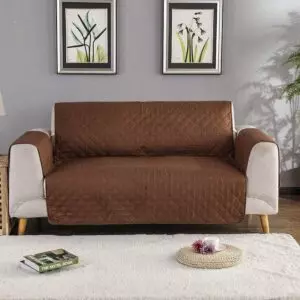 Protège Canapé Marron - Marron / 130X195cm 3 protege canape marron Elegance Moderne