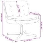 Fauteuil relax pivotant – Velours gris clair