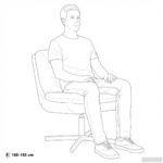 Fauteuil relax pivotant – Velours gris clair