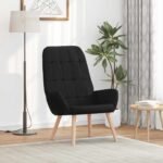 Fauteuil relax – Tissu noir