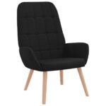 Fauteuil relax – Tissu noir