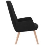 Fauteuil relax – Tissu noir