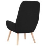 Fauteuil relax – Tissu noir