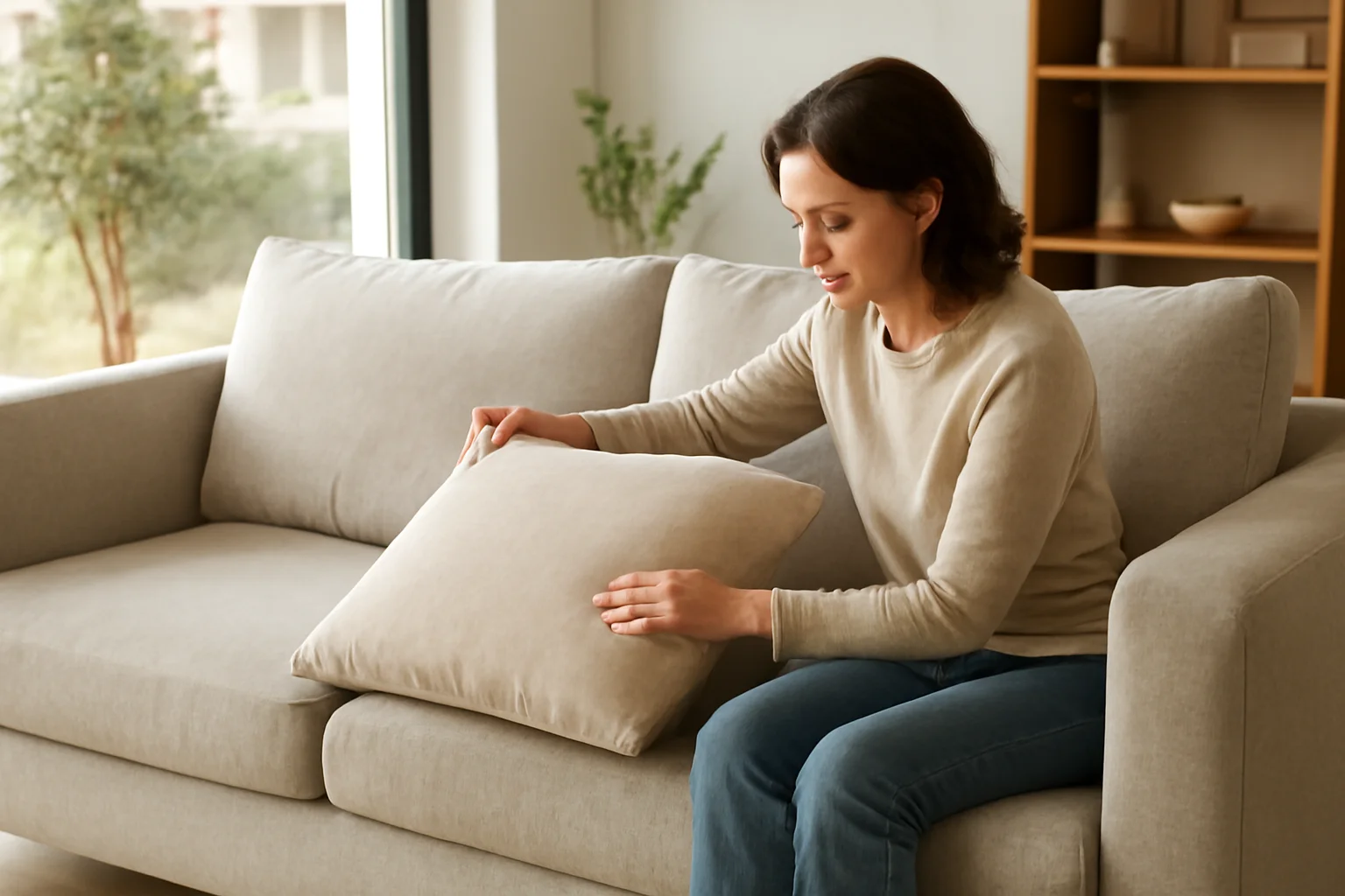 Guide complet : comment faire une housse de coussin épais sans fermeture éclair ?