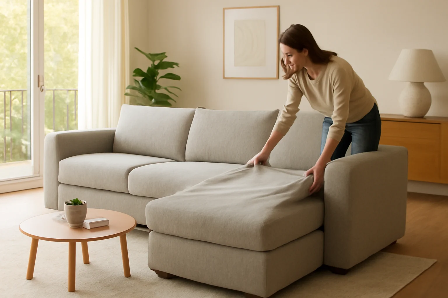 Guide complet : la housse canapé d'angle universelle, mythe ou bonne solution
